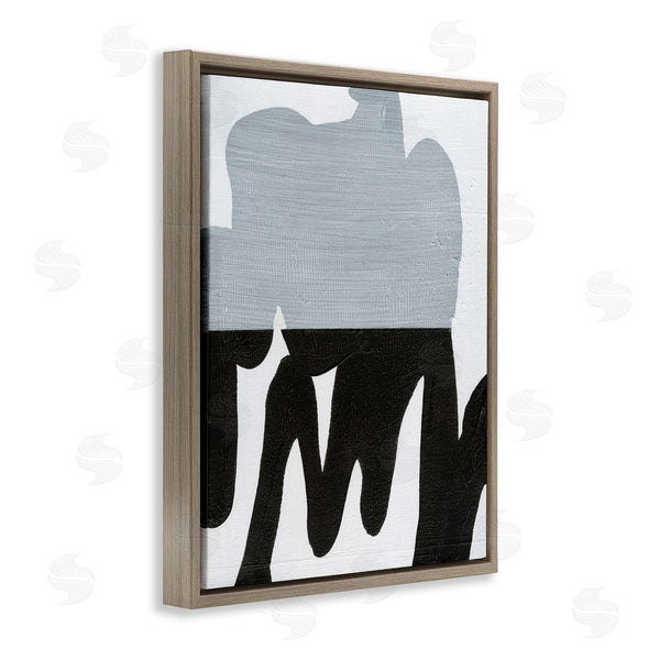 Stupell Industries Jodi Fuchs | Opaque Black And Grey Form