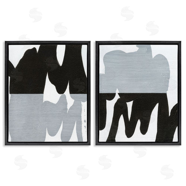 Stupell Industries Jodi Fuchs | Veiled Black And White Abstract Wall Art