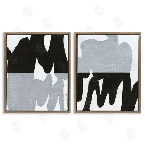 Stupell Industries Jodi Fuchs | Veiled Black And White Abstract Wall Art
