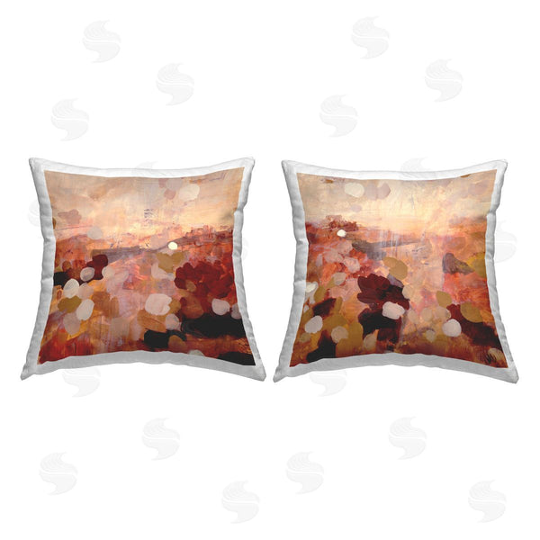 stupell industries Jodi Maas | Speckled Abstract Landscape Printed Throw Pillow Set