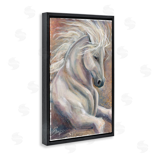 Stupell Industries Jody Bergsma | Elegant Rearing White Stallion