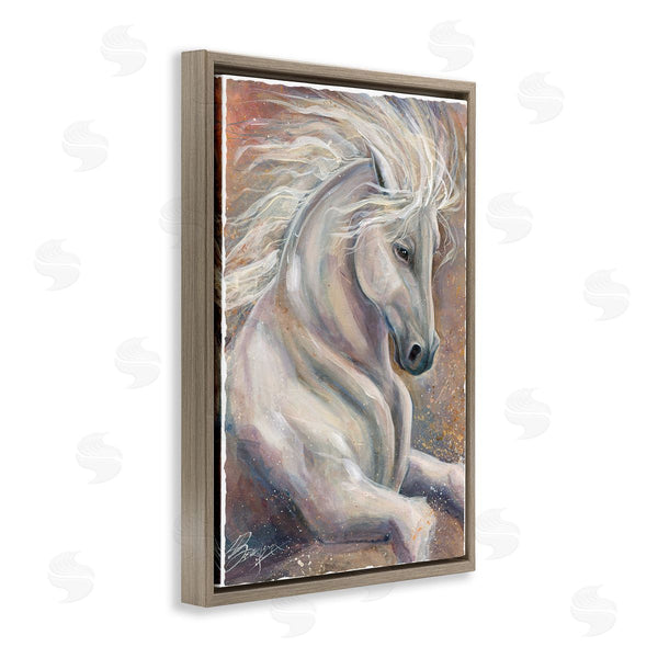 Stupell Industries Jody Bergsma | Elegant Rearing White Stallion