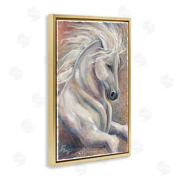 Stupell Industries Jody Bergsma | Elegant Rearing White Stallion