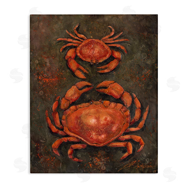 stupell industries Jody Bergsma | Small & Large Crab Pair Wall Art