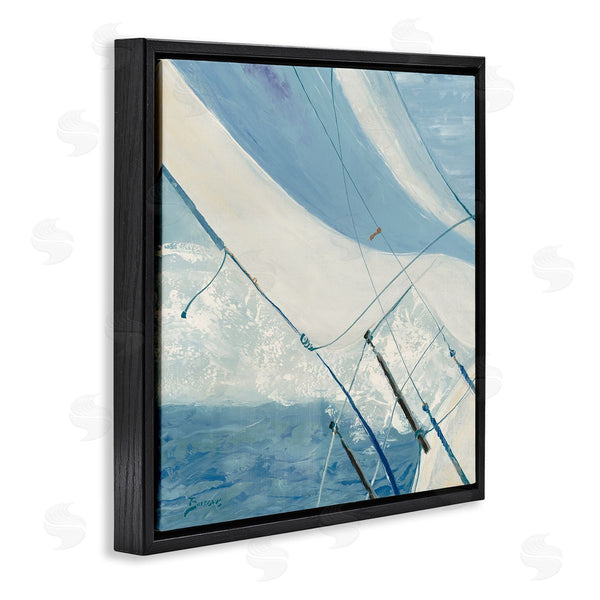 Stupell Industries John Burrows | Sailboat Splashing Waves Wall Art