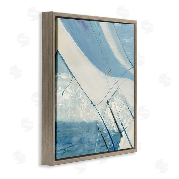 Stupell Industries John Burrows | Sailboat Splashing Waves Wall Art