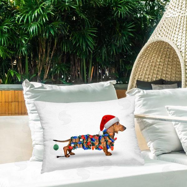 Stupell Industries John Hovenstine | Christmas Lights Wrapped Dog