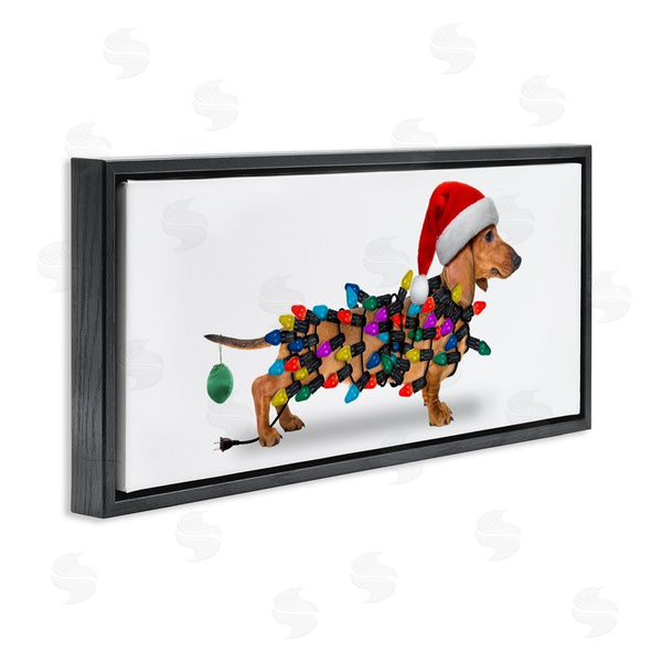 Stupell Industries John Hovenstine | Holiday Lights Dachshund Wall Art