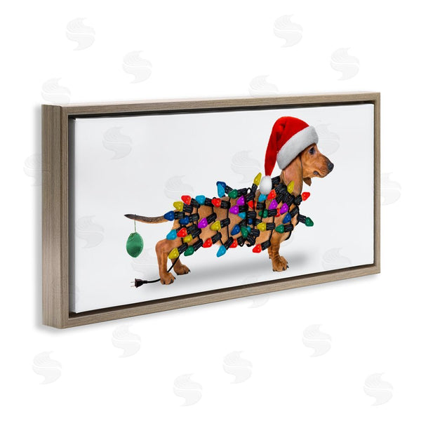 Stupell Industries John Hovenstine | Holiday Lights Dachshund Wall Art