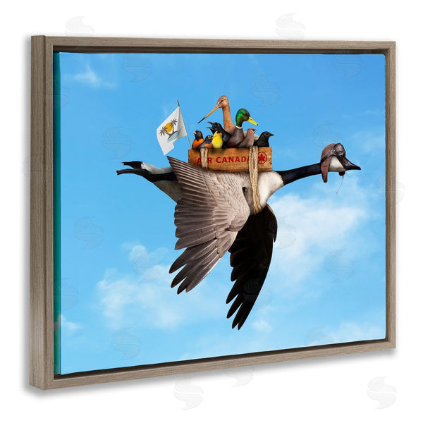 Stupell Industries John Hovenstine | Pilot Goose Flying Ducks Sky Wall Art