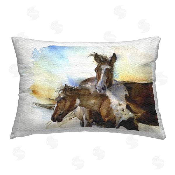Stupell Industries John Keeling | Brown Horses Watercolor