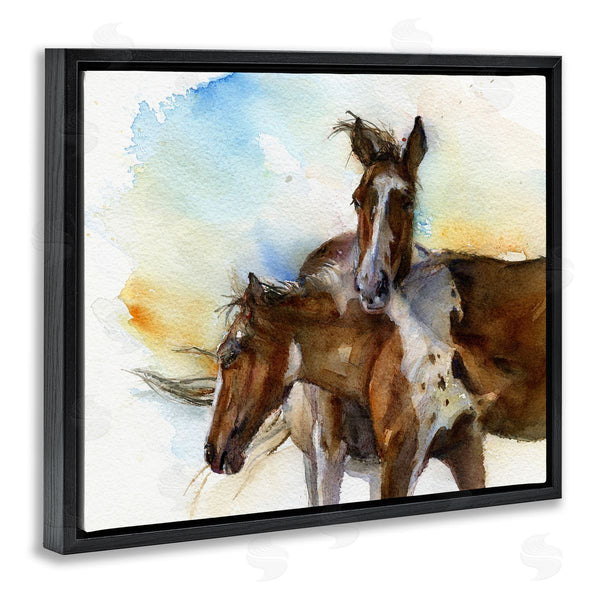 Stupell Industries John Keeling | Brown Horses Watercolor
