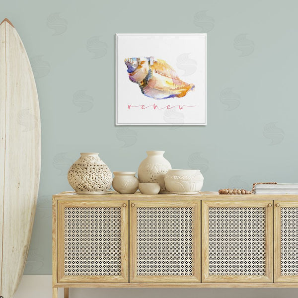 Stupell Industries John Keeling | Conch Shell Renew Wall Art