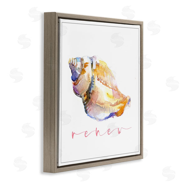 Stupell Industries John Keeling | Conch Shell Renew Wall Art
