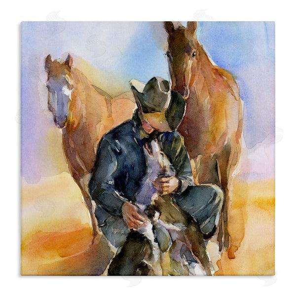stupell industries John Keeling | Cowboy & Animals Watercolor