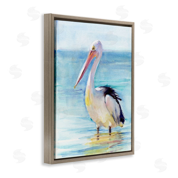 Stupell Industries John Keeling | Pelican Wading In Sea