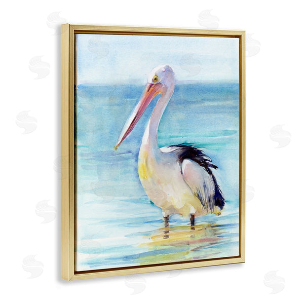 Stupell Industries John Keeling | Pelican Wading In Sea