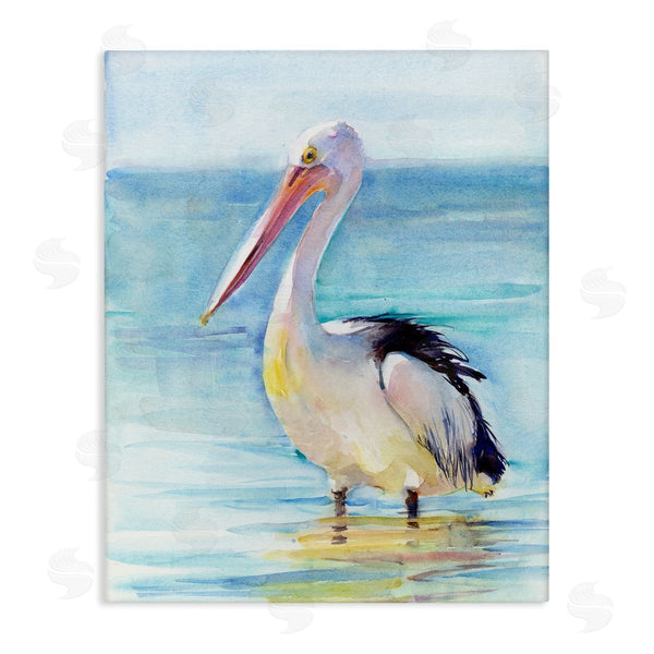 stupell industries John Keeling | Pelican Wading in Sea