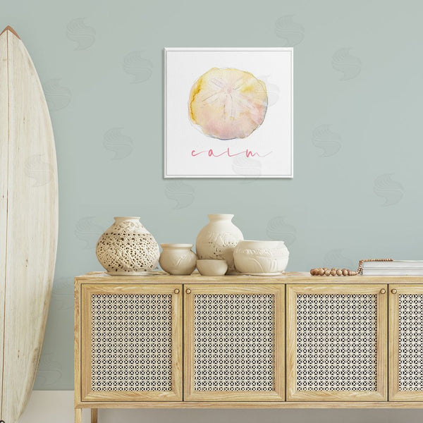 Stupell Industries John Keeling | Sand Dollar Calm Phrase Wall Art