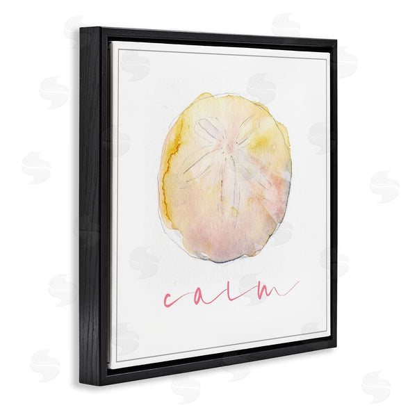 Stupell Industries John Keeling | Sand Dollar Calm Phrase Wall Art
