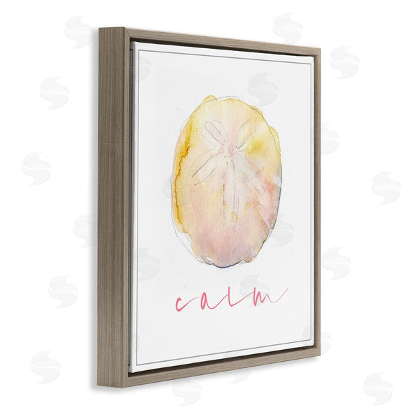 Stupell Industries John Keeling | Sand Dollar Calm Phrase Wall Art
