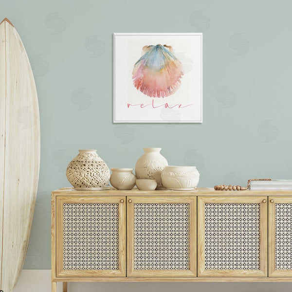 Stupell Industries John Keeling | Scallop Shell Relax Wall Art