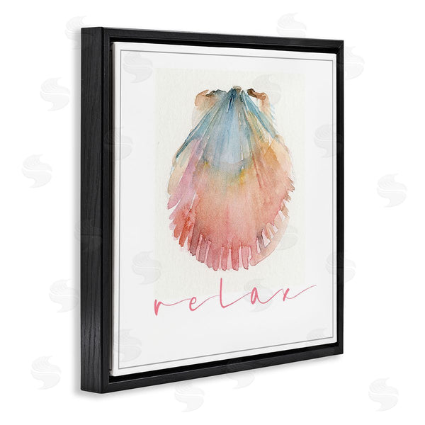 Stupell Industries John Keeling | Scallop Shell Relax Wall Art