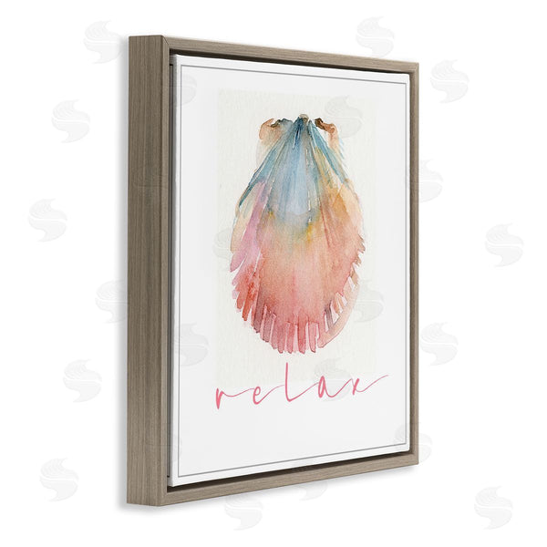 Stupell Industries John Keeling | Scallop Shell Relax Wall Art