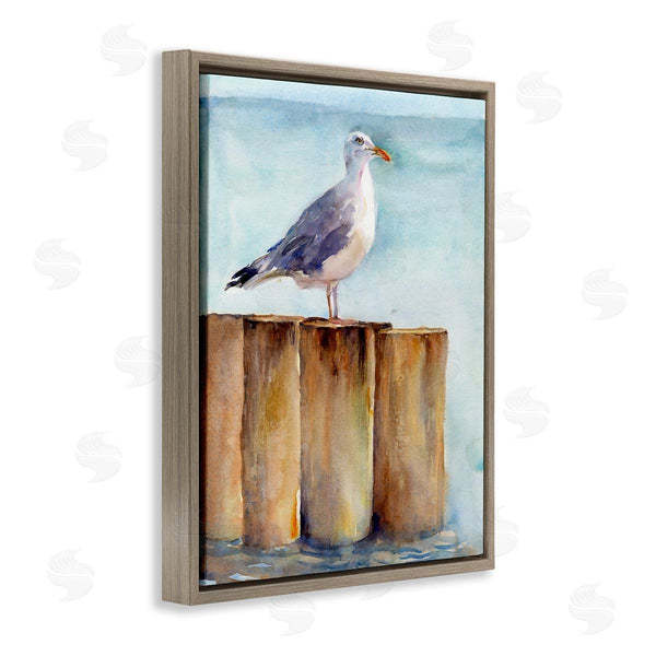 Stupell Industries John Keeling | Seagull's Perch By Sea