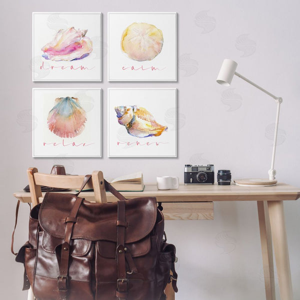 Stupell Industries John Keeling | Watercolor Seashells With Phrases Wall Art