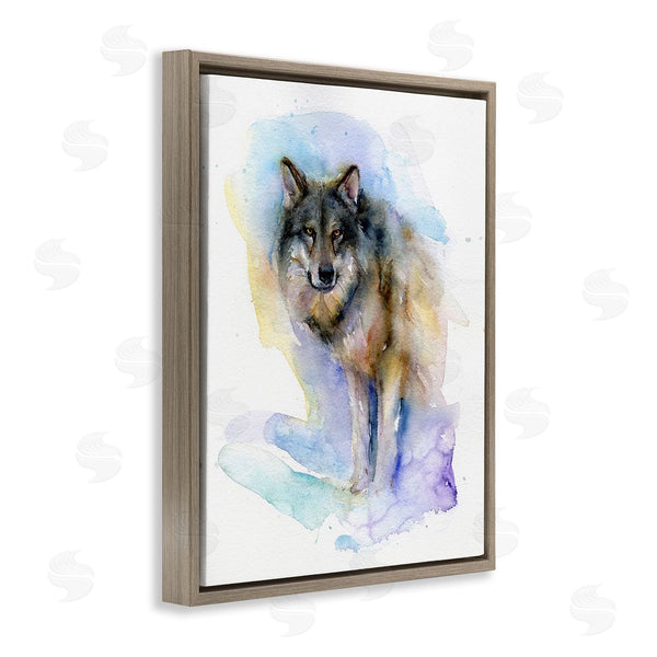 Stupell Industries John Keeling | Watercolor Wolf In Snow
