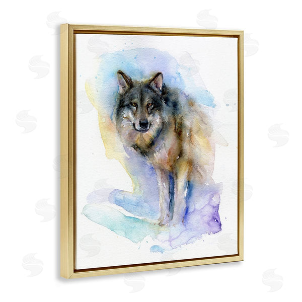 Stupell Industries John Keeling | Watercolor Wolf In Snow