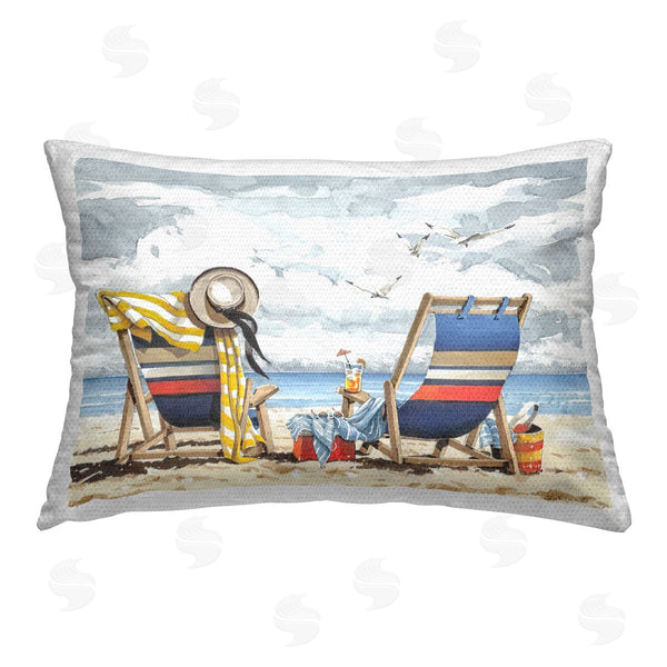 Stupell Industries John Rossini | Peaceful Beach Chairs Hangout