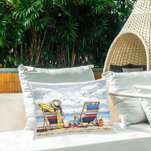 Stupell Industries John Rossini | Peaceful Beach Chairs Hangout