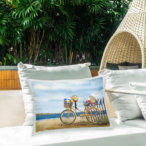 Stupell Industries John Rossini | Seaside Bicycle Scene