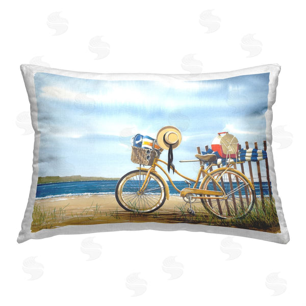 stupell industries John Rossini | Seaside Bicycle Scene
