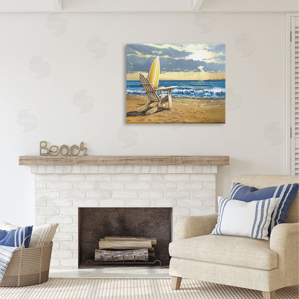 Stupell Industries John Rossini | Surfboard & Beach Waves Wall Art