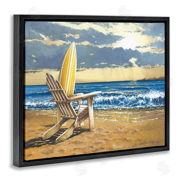 Stupell Industries John Rossini | Surfboard & Beach Waves Wall Art