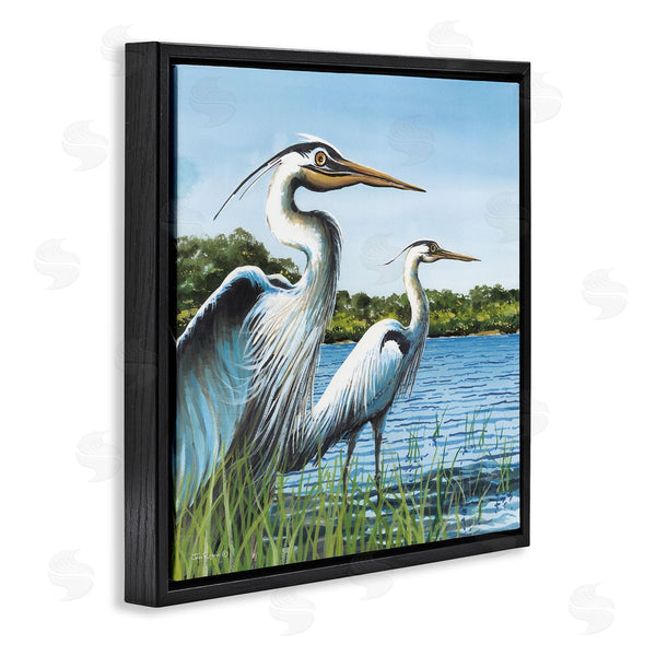 Stupell Industries John Rossini | Traditional Egrets Gazing
