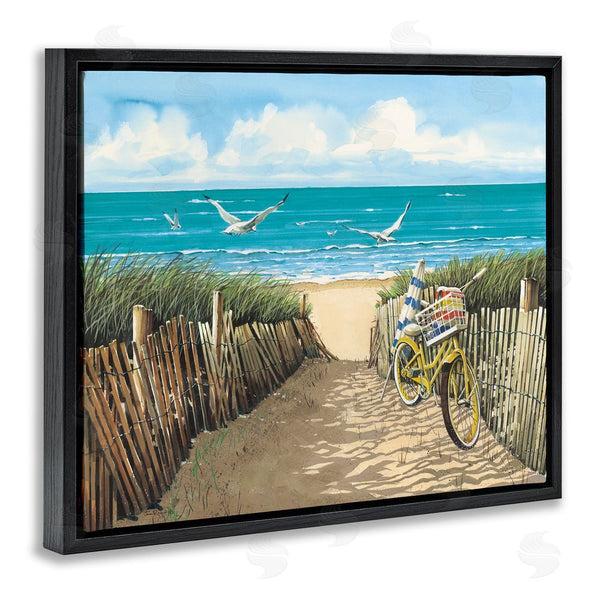 Stupell Industries John Rossini | Yellow Beach Taxi Coast Wall Art