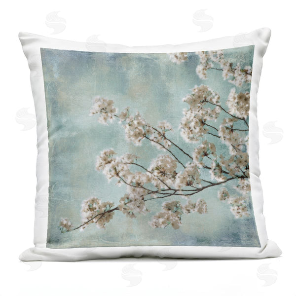 Stupell Industries John Seba | Shabby Chic Cherry Blossoms Printed Throw Pillow