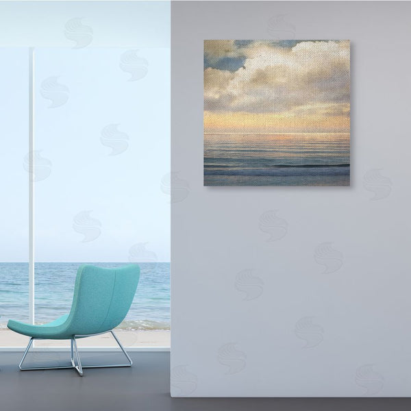 Stupell Industries John Seba | Soft Ocean Sunset Cloudy Nautical Horizon Wall Art