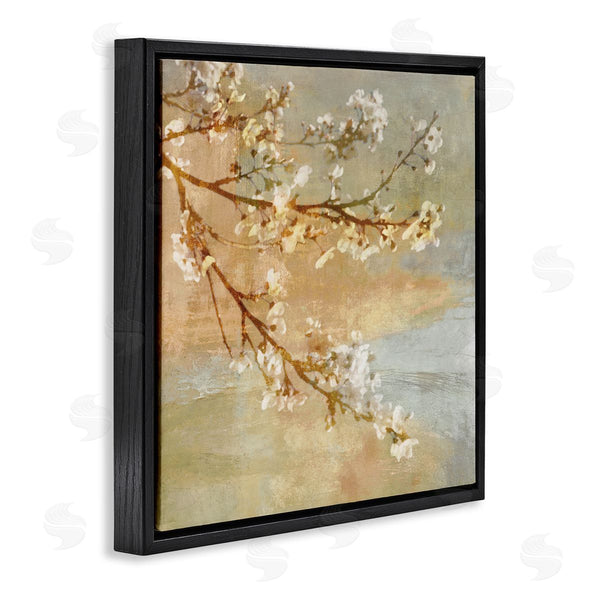Stupell Industries John Seba | Vintage Cherry Blossom Tree Branch Distressed Charm Wall Art