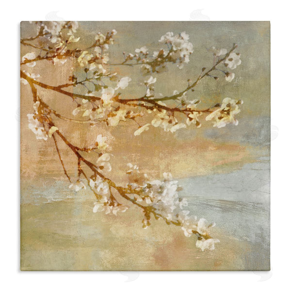 stupell industries John Seba | Vintage Cherry Blossom Tree Branch Distressed Charm Wall Art