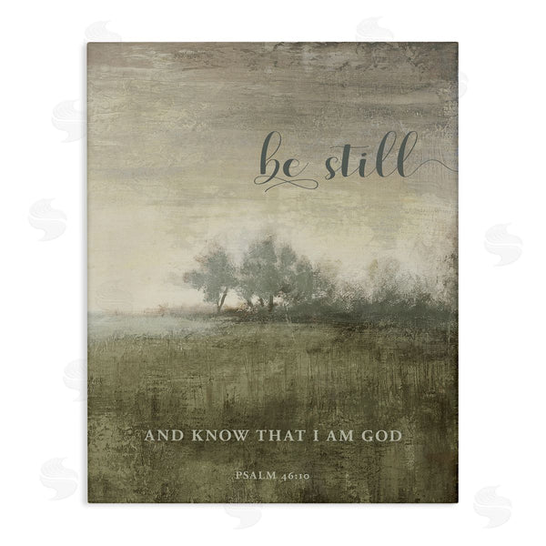 stupell industries John Spaeth | Be Still over Rustic Landscape
