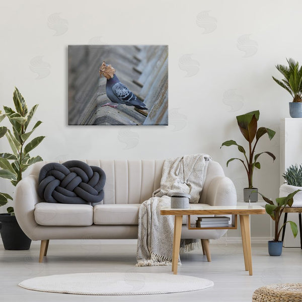 Stupell Industries John Speirs | Funny Leaf In Pigeon's Face Wall Art