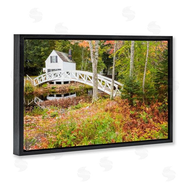 Stupell Industries Jon Evan | Bar Harbor Town Bridge Wall Art