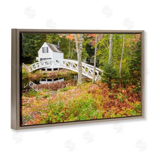 Stupell Industries Jon Evan | Bar Harbor Town Bridge Wall Art