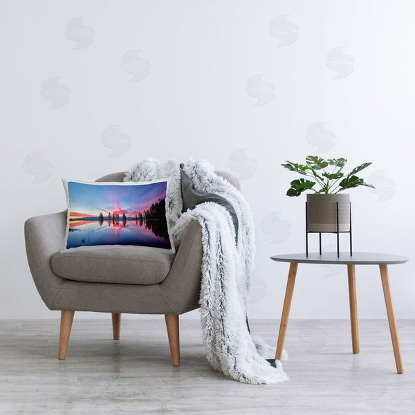 Stupell Industries Jon Evan | Gull Point At Sunrise Printed Throw Pillow