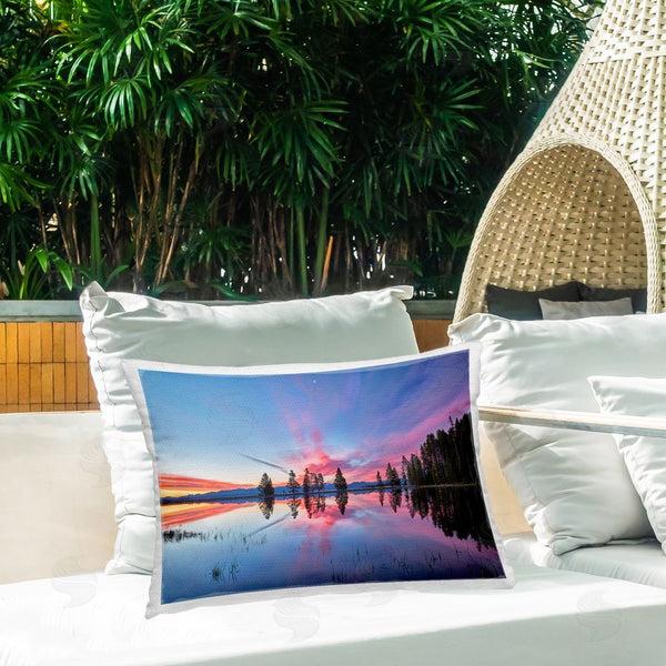 Stupell Industries Jon Evan | Gull Point At Sunrise Printed Throw Pillow